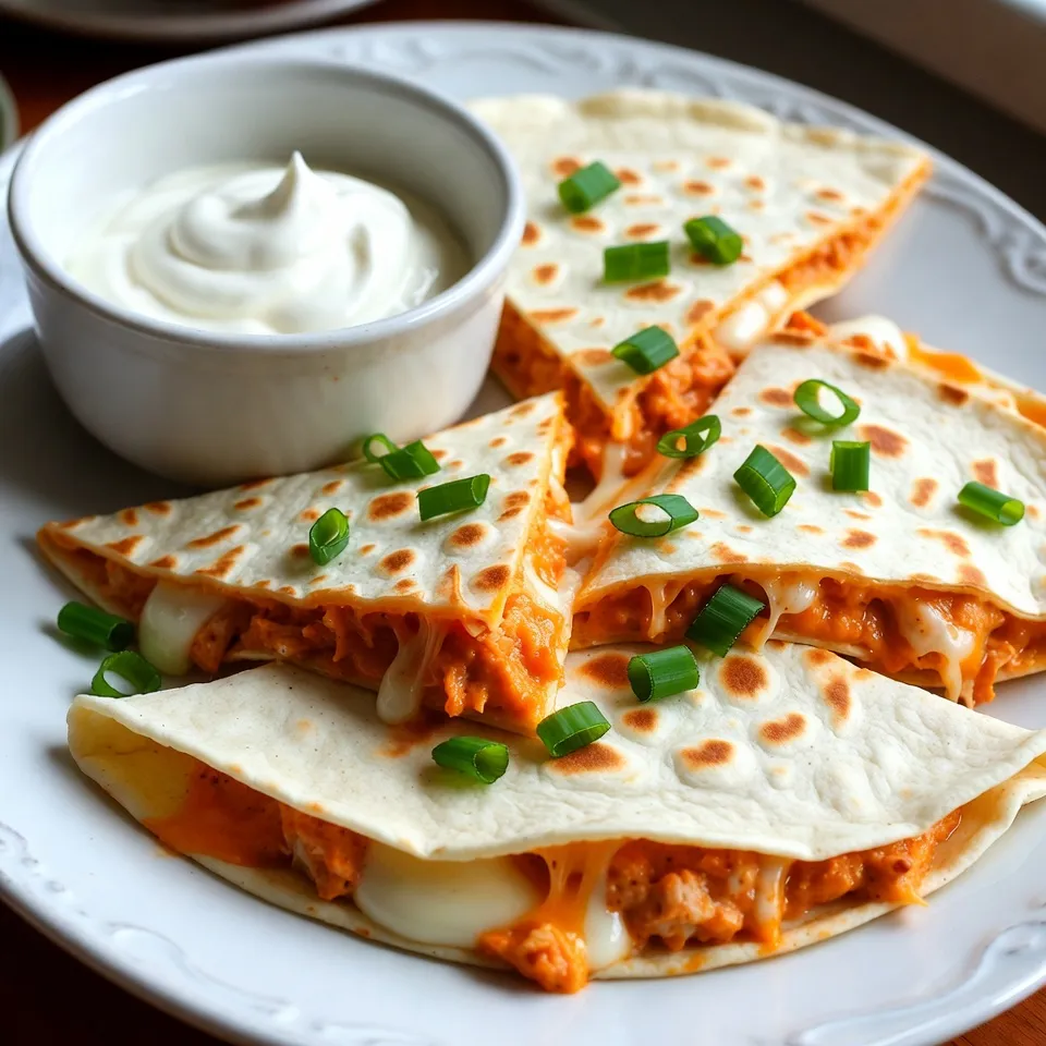 Buffalo Chicken Quesadillas Easy and Flavorful Meal
