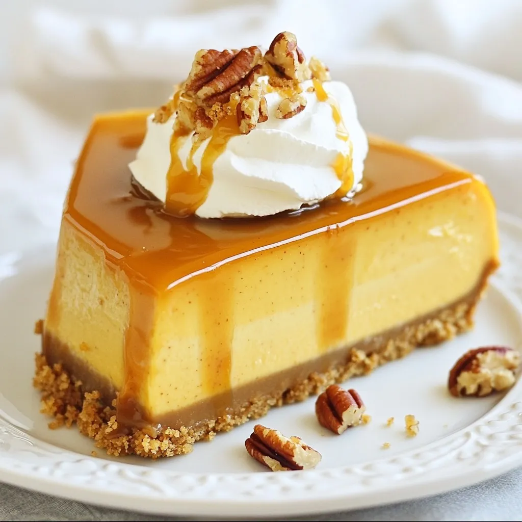 Caramel Pumpkin Cheesecake Delightful and Easy Recipe