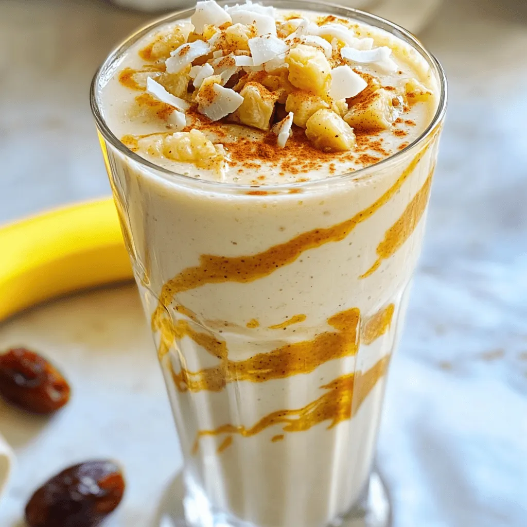 Coconut Date Shake Refreshing and Nutritious Drink