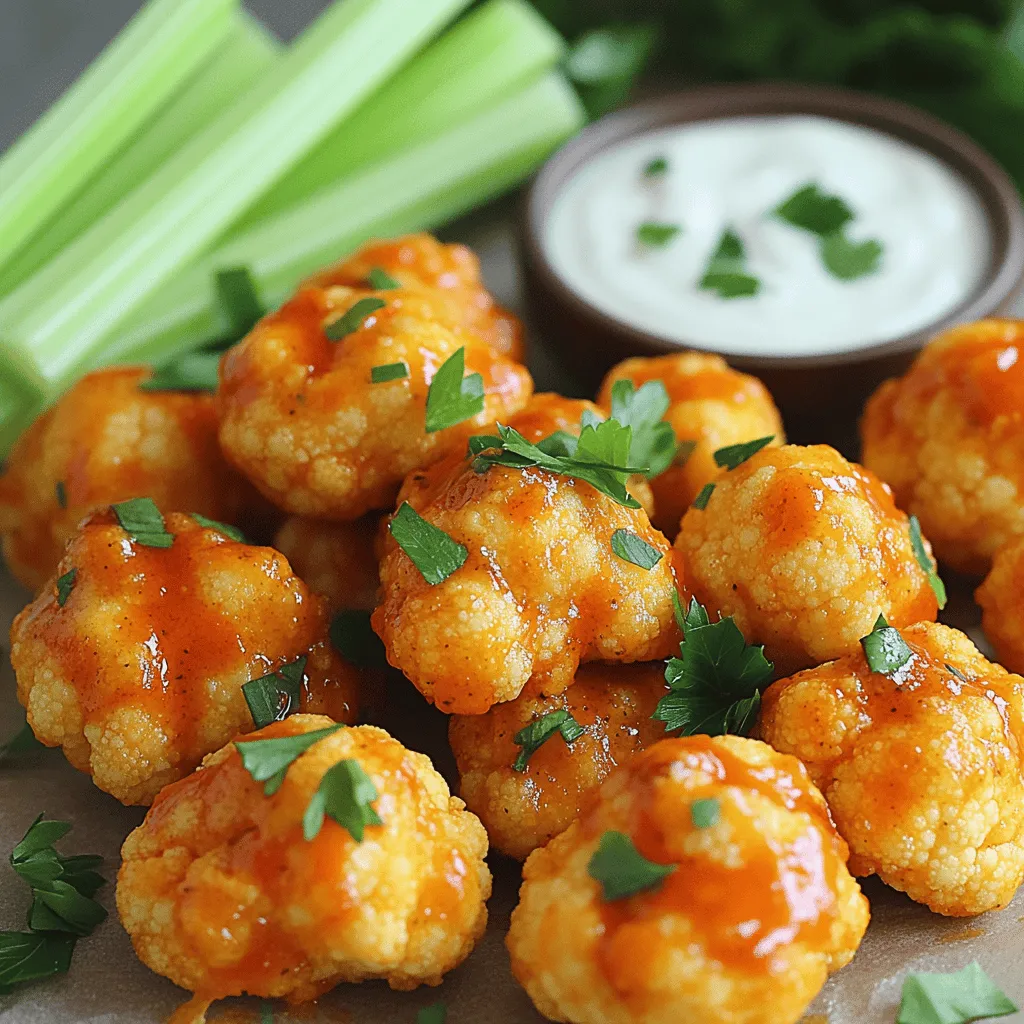 Air Fryer Buffalo Cauliflower Crunchy and Flavorful Snack