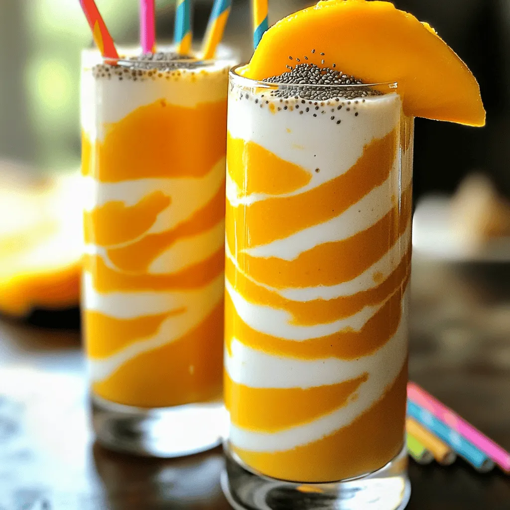 Mango Pineapple Smoothie Refreshing and Nutritious Drink