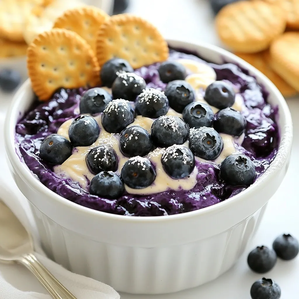 Blueberry Cheesecake Dip Simple and Creamy Delight