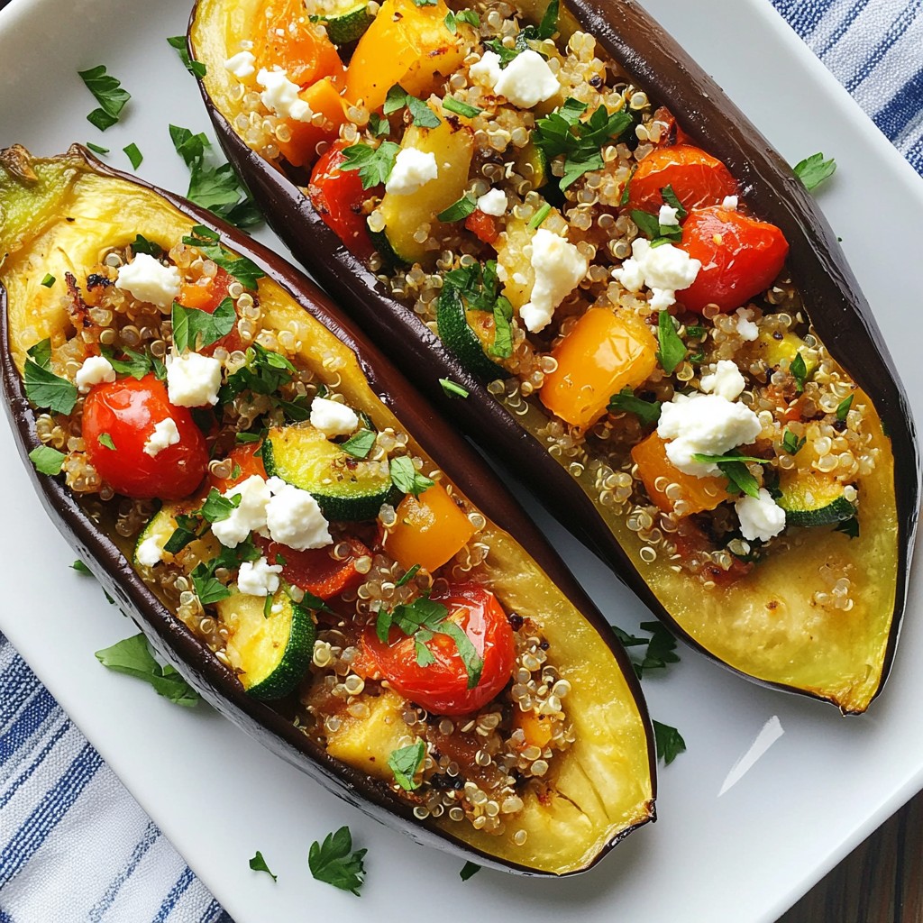 Mediterranean Stuffed Eggplant Flavorful and Healthy Meal