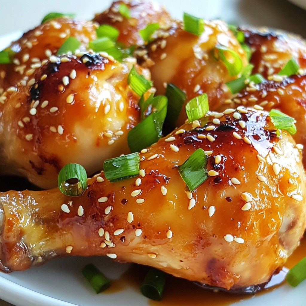 Honey Garlic Chicken Drumsticks Simple and Tasty Recipe