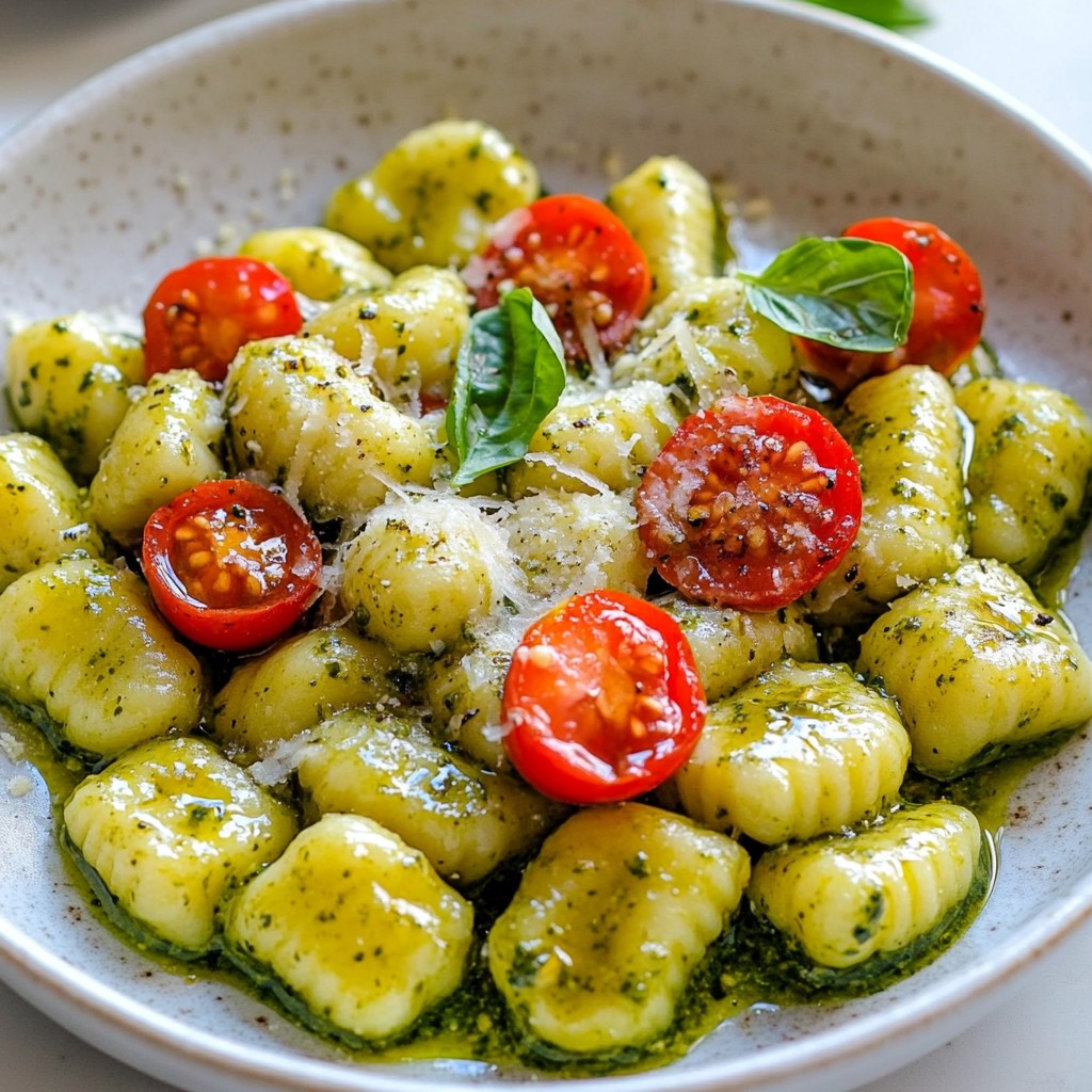 Creamy Pesto Gnocchi Simple and Flavorful Recipe