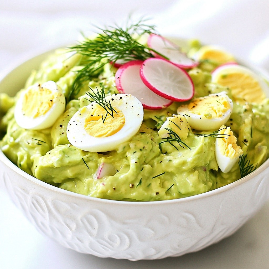Creamy Avocado Egg Salad Simple and Healthy Recipe