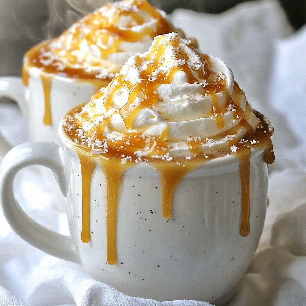 Salted Caramel Hot Chocolate Indulgent Winter Treat