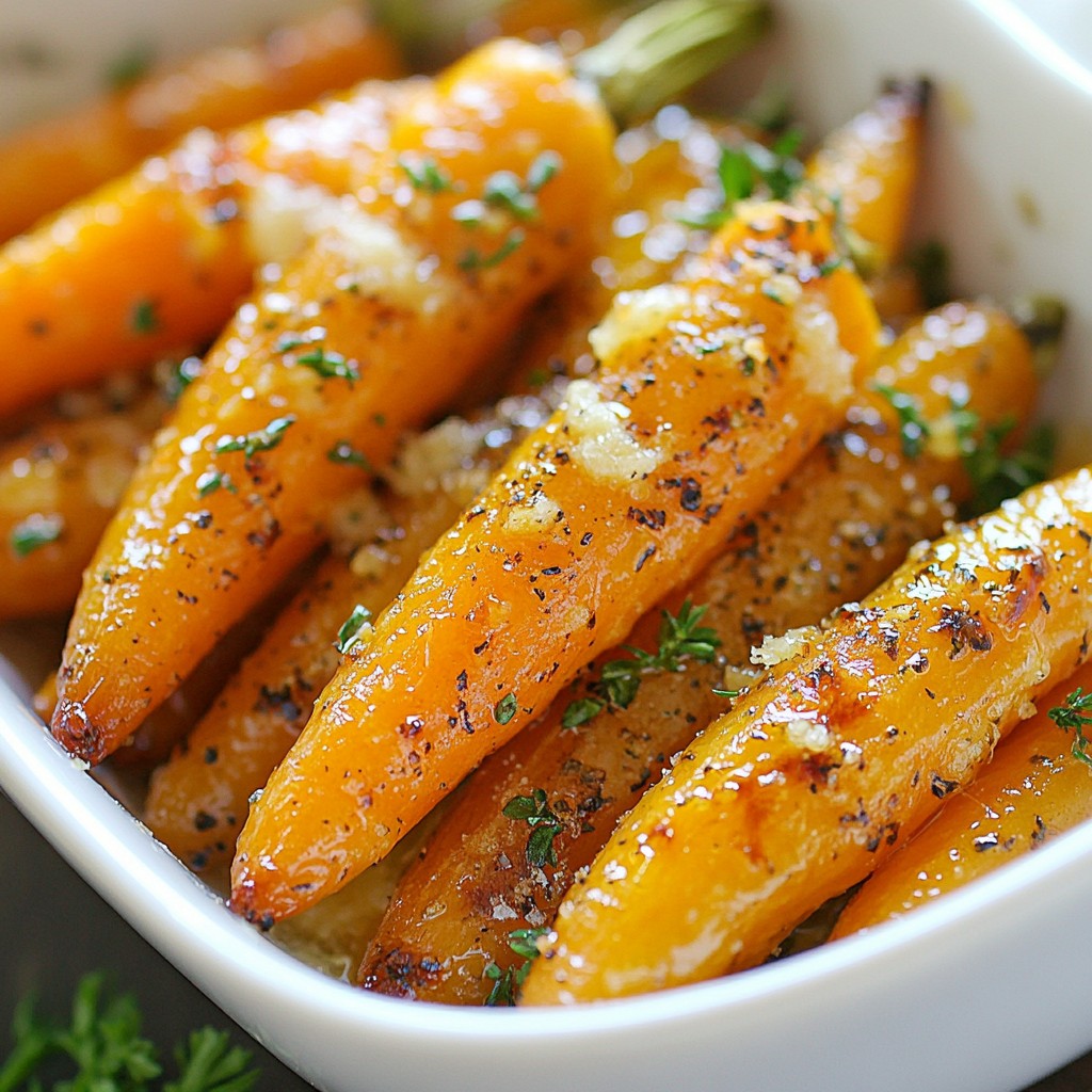 Roasted Garlic Parmesan Carrots Flavors to Savor
