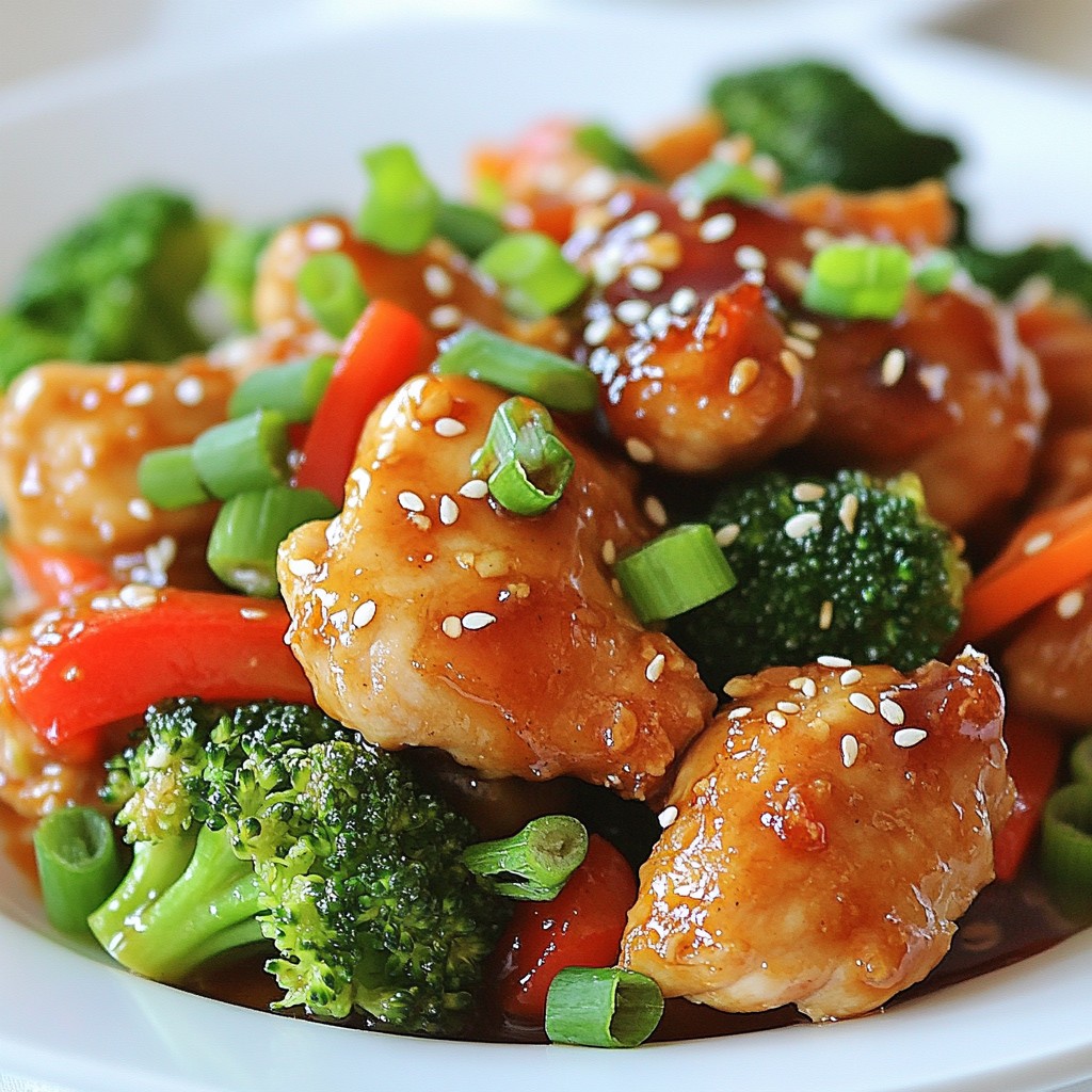 Honey Garlic Chicken Stir Fry Flavorful Quick Meal