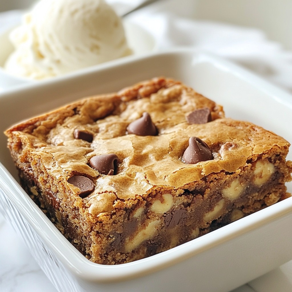 Chocolate Chip Pecan Blondies Rich and Chewy Delight