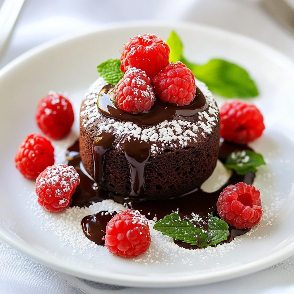 Chocolate Raspberry Lava Cakes Deliciously Indulgent Treat