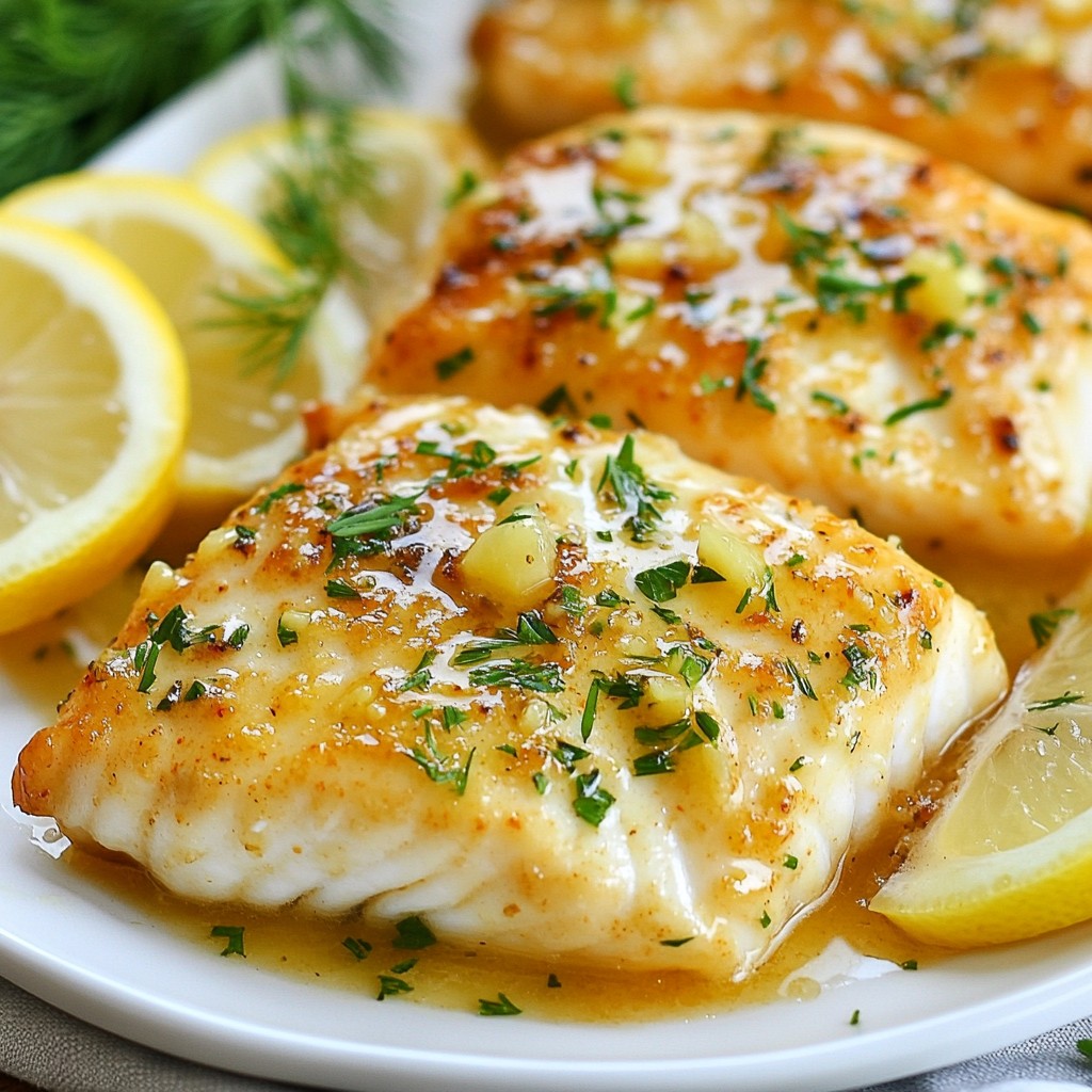 Lemon Garlic Butter Cod Flavorful and Easy Recipe