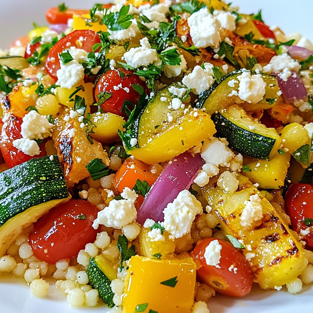 Mediterranean Roasted Vegetable Couscous Flavor Boost