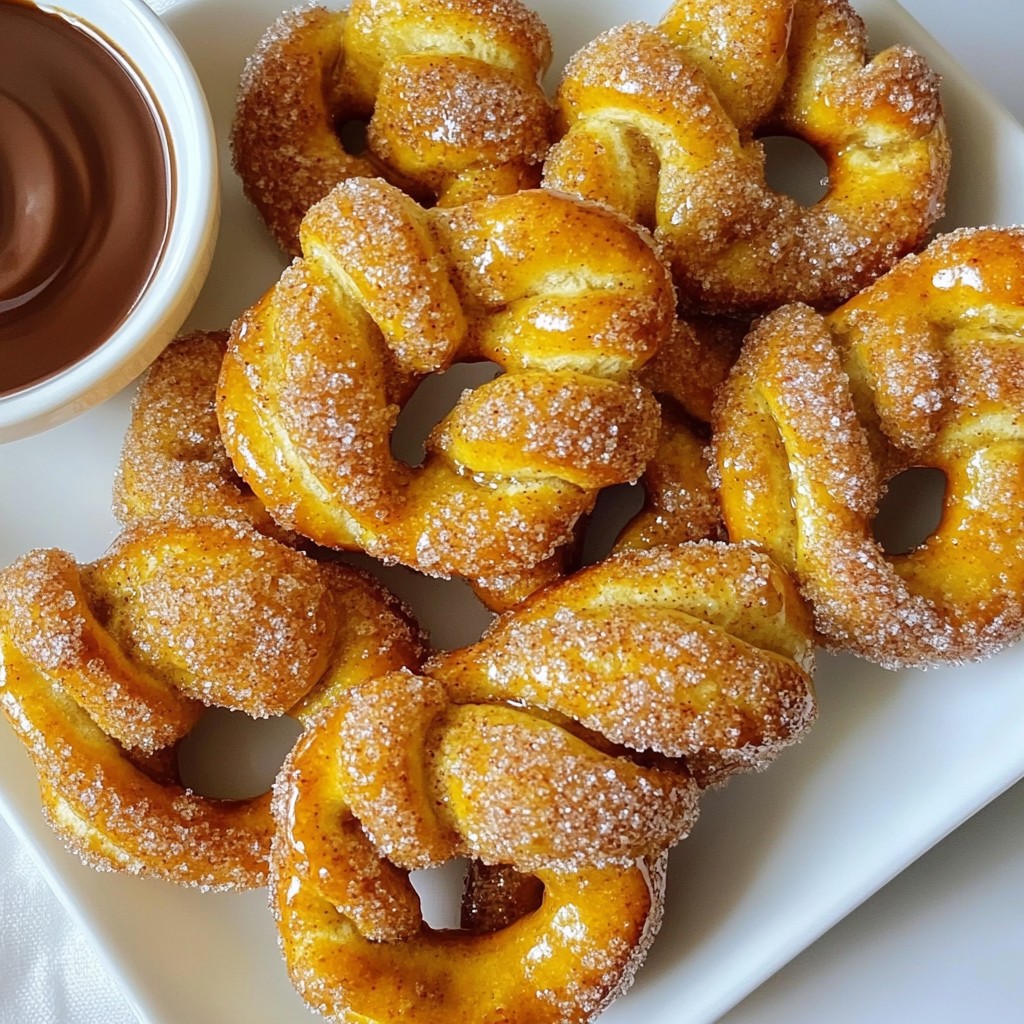 Cinnamon Sugar Pretzel Twists Irresistible Homemade Treat