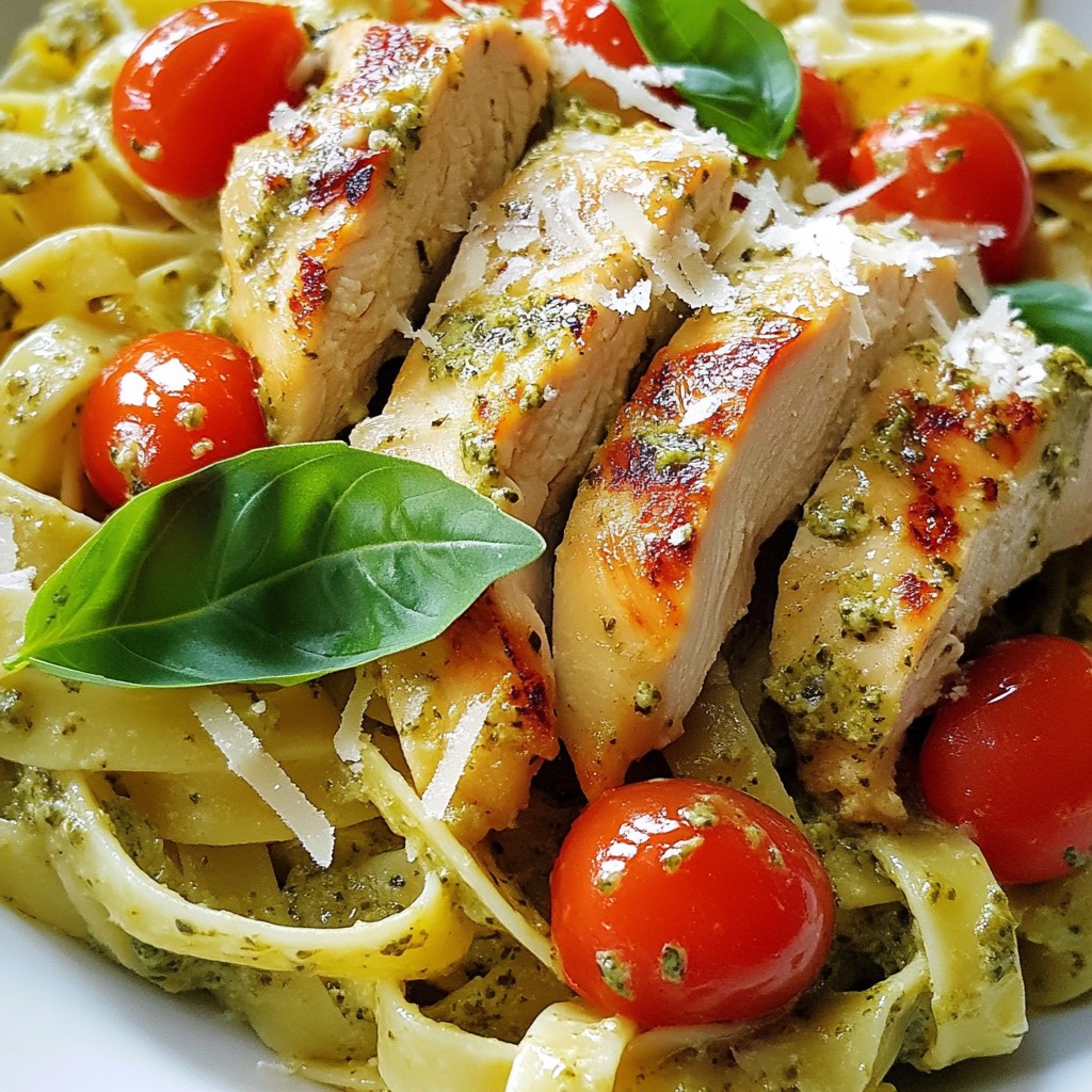 Creamy Pesto Chicken Pasta Quick and Tasty Recipe