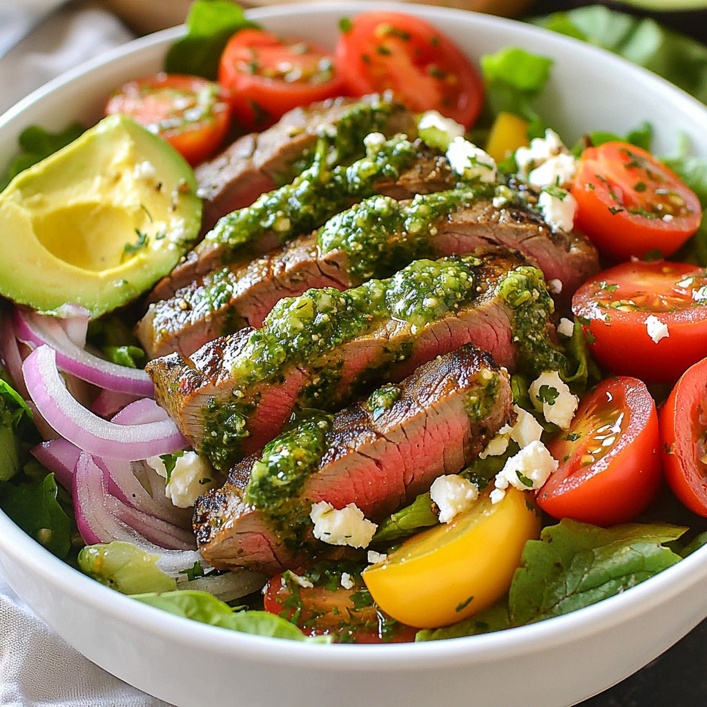 Chimichurri Steak Salad Flavorful and Fresh Delight