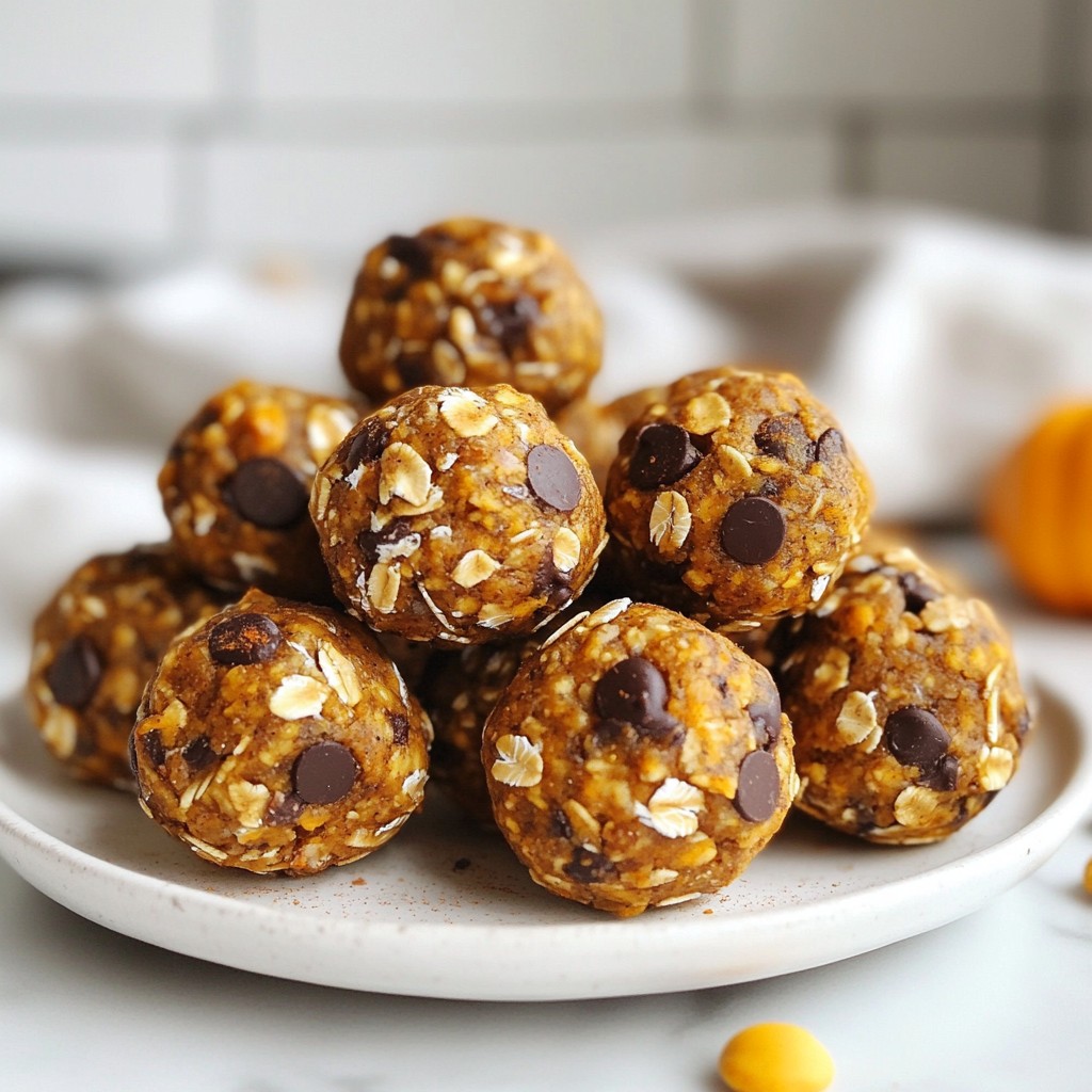 Pumpkin Spice Energy Bites Tasty and Healthy Treat