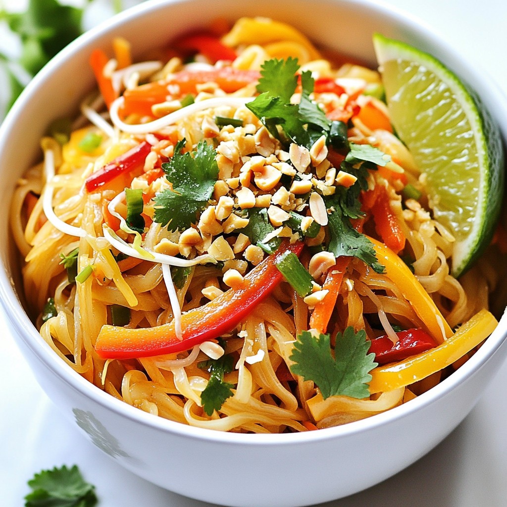 Vegetable Pad Thai Flavorful Dish That's Simple to Make