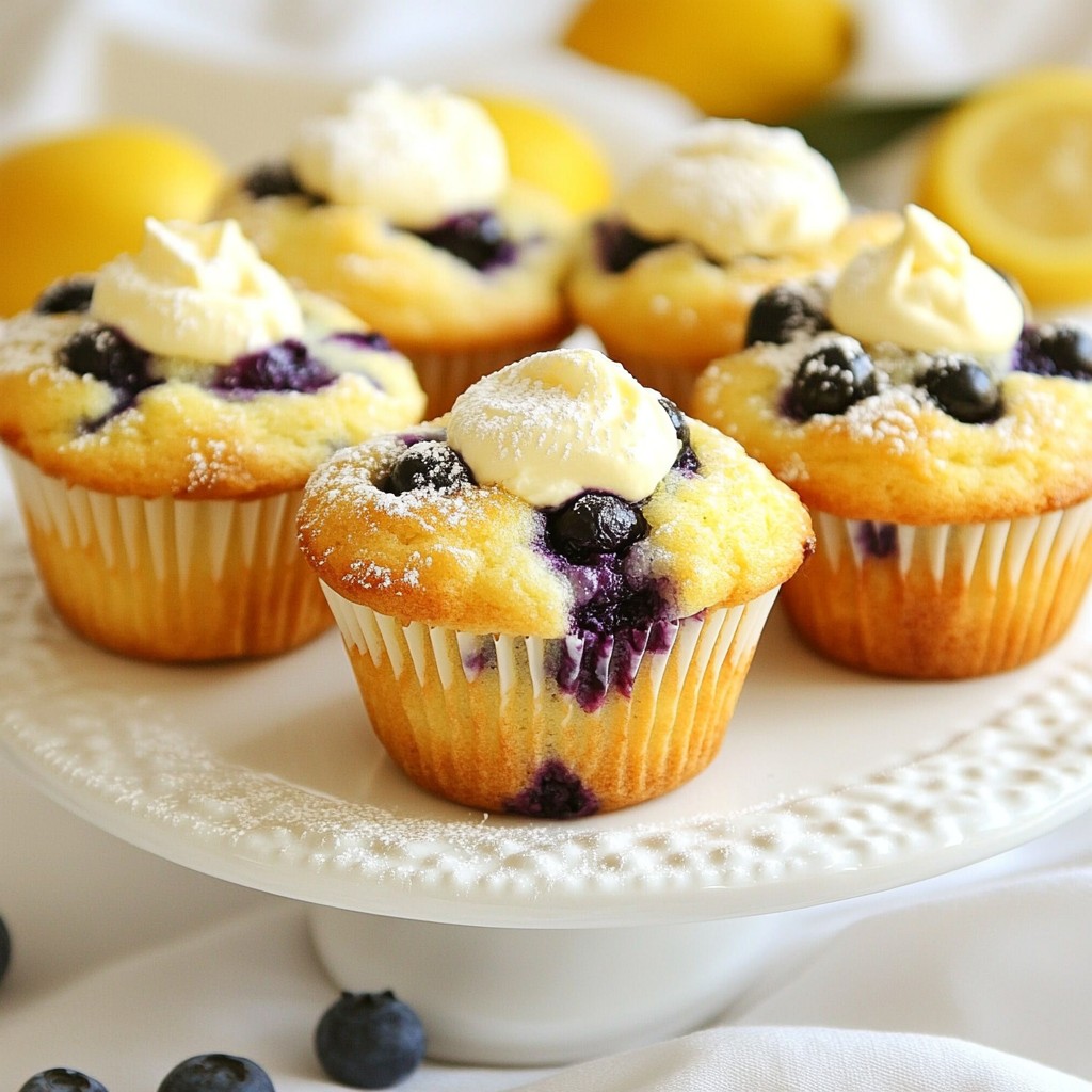 Lemon Blueberry Cheesecake Muffins Fresh and Tasty Treat
