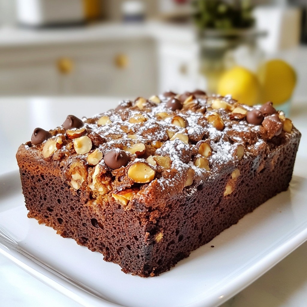 Chocolate Hazelnut Banana Bread Irresistible Treat