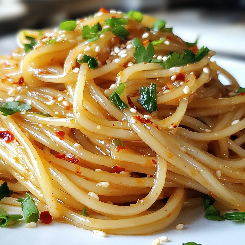Spicy Garlic Noodles Easy and Flavorful Recipe