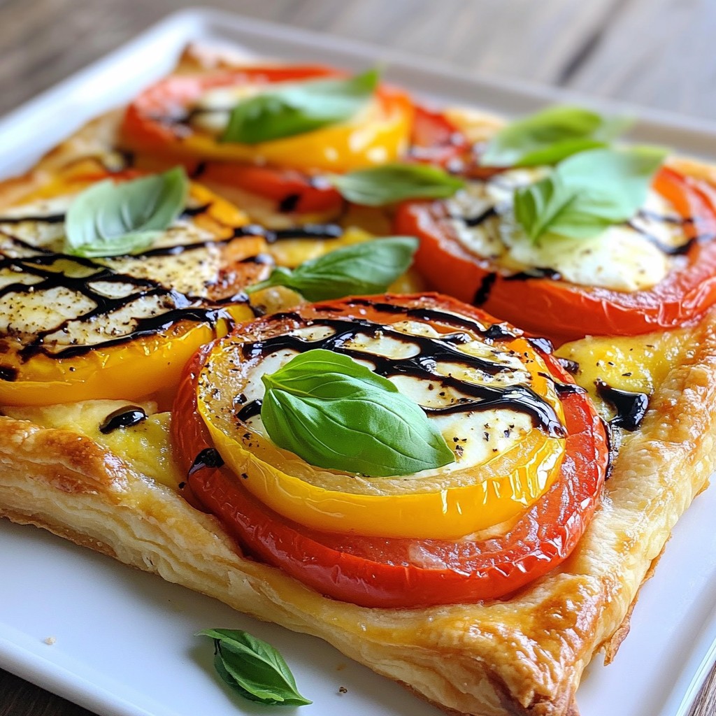 Tomato Basil Mozzarella Tart Flavorful and Simple Recipe