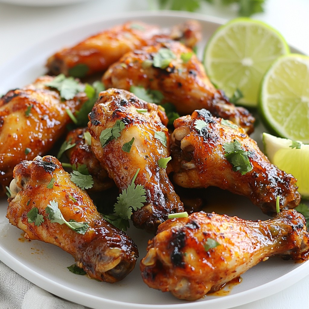 Spicy Garlic Lime Chicken Wings Bold and Zesty Flavor