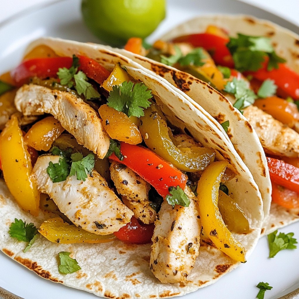 Greek Yogurt Chicken Fajitas Quick and Tasty Recipe