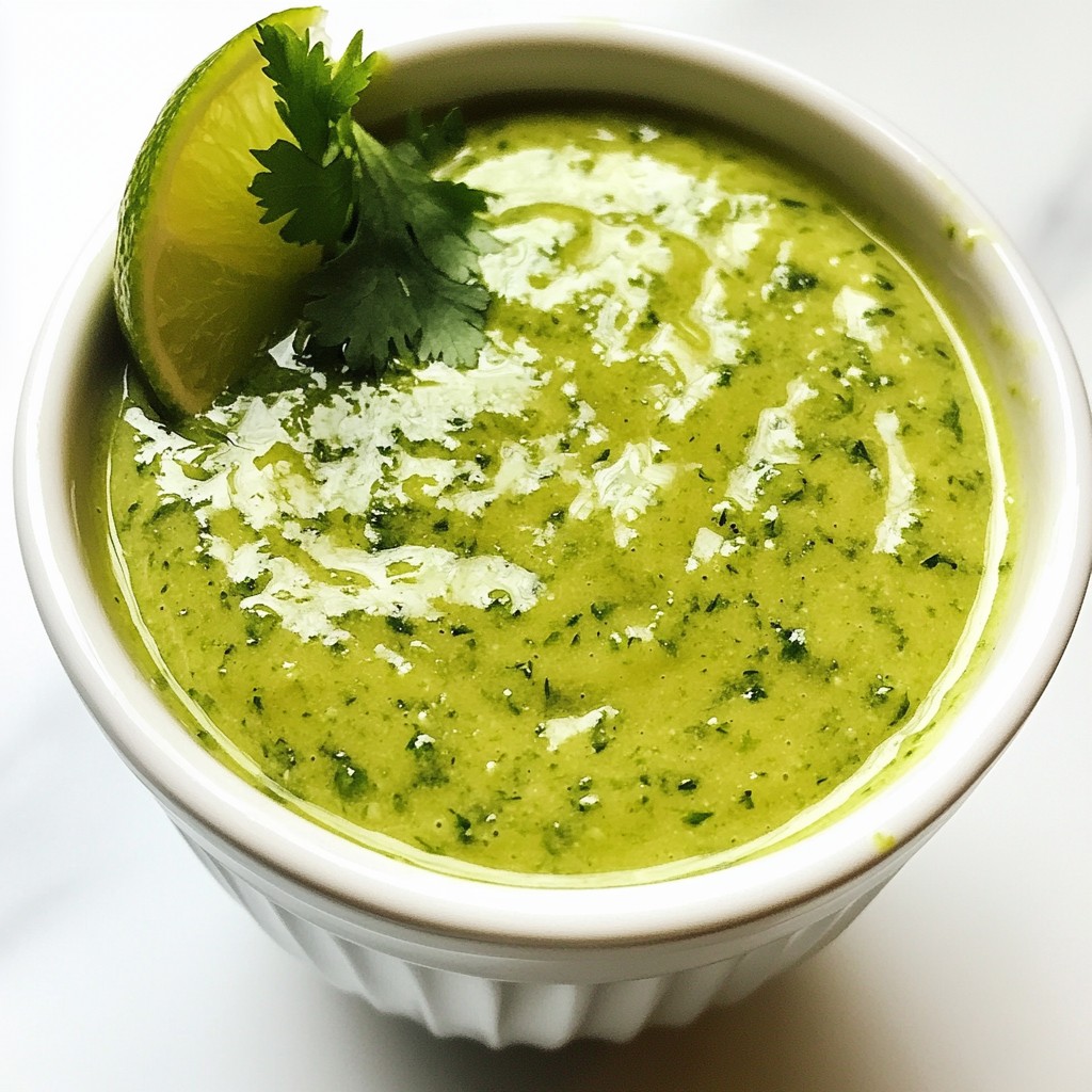 Creamy Cilantro Lime Dressing Fresh and Flavorful Recipe
