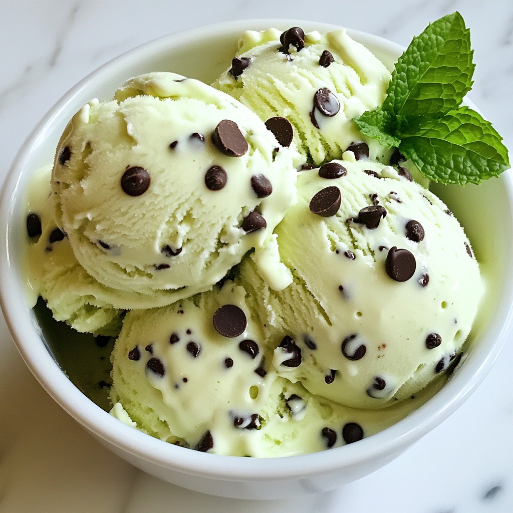 Chocolate Mint Chip Ice Cream Simple Delight Recipe