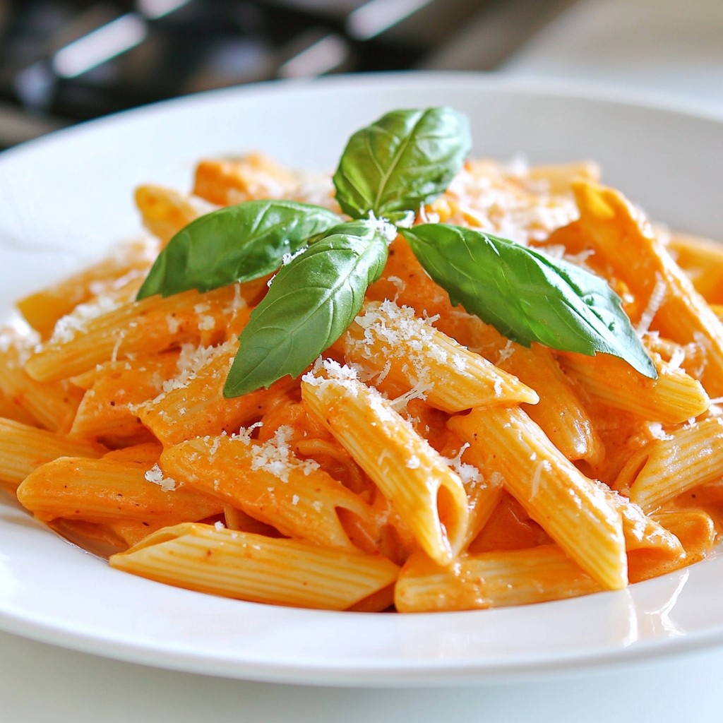 Roasted Red Pepper Pasta Flavorful and Simple Dish