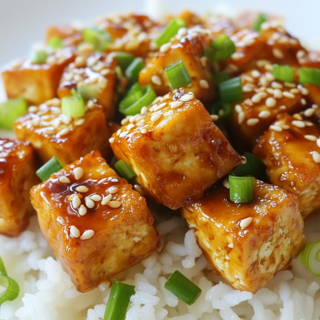 Honey Garlic Roasted Tofu Flavorful Dinner Delight