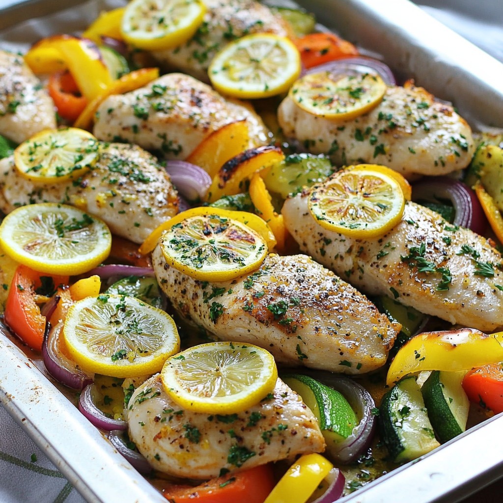 Lemon Herb Chicken Sheet Pan Dinner Made Simple