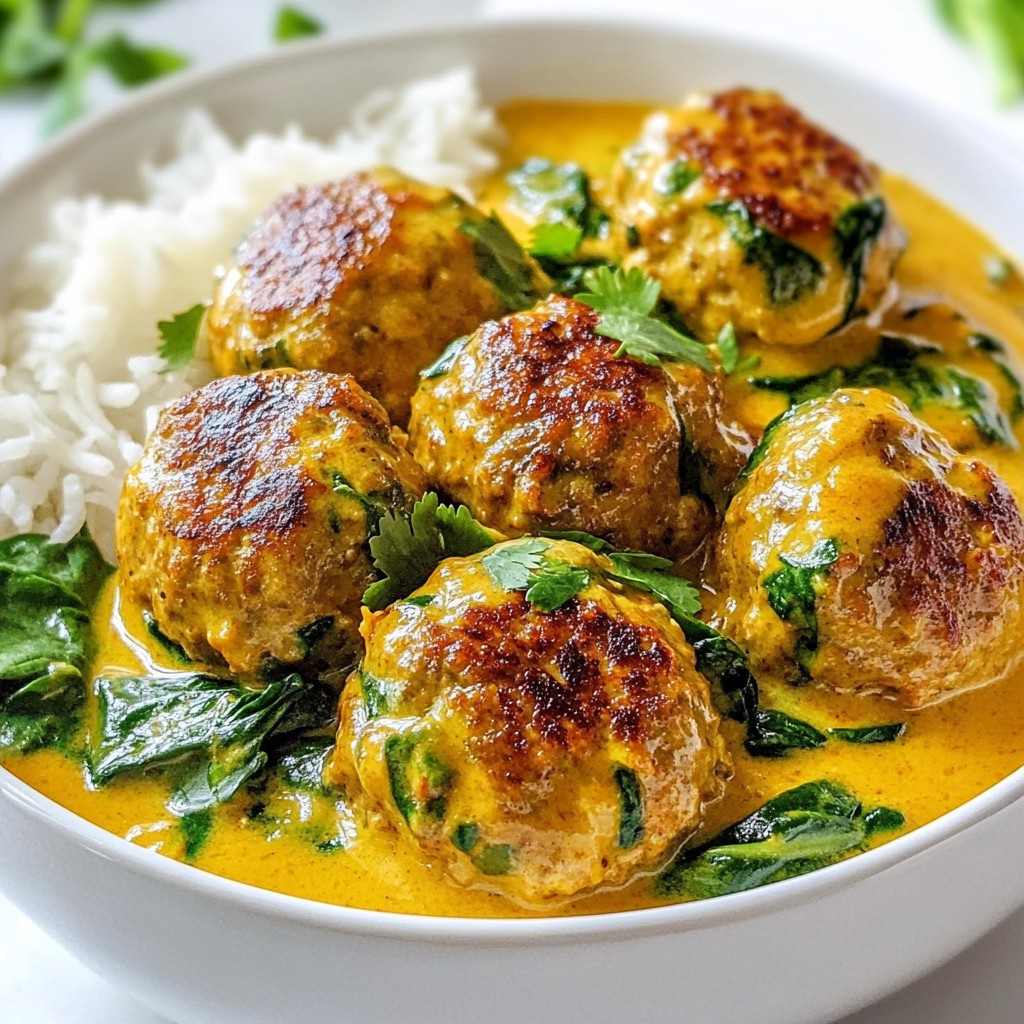 Coconut Curry Meatballs Flavor-Packed and Simple Recipe