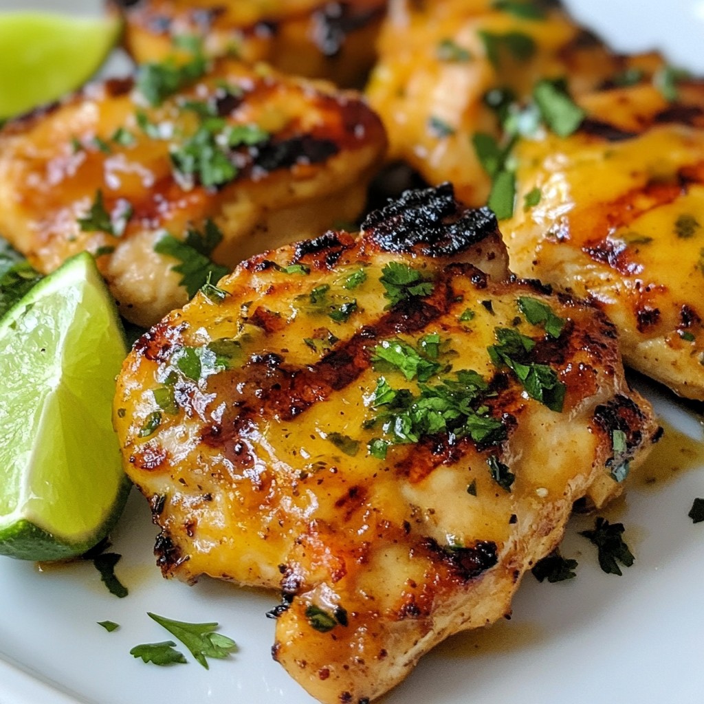 Honey Lime Grilled Chicken Breasts Flavorful Delight
