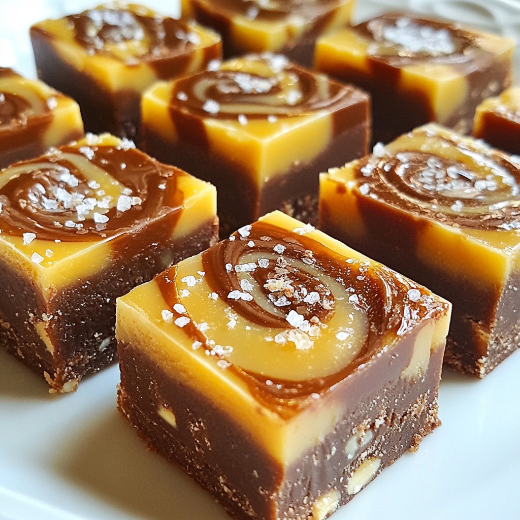 Caramel Chocolate Chip Fudge Irresistible Dessert Treat