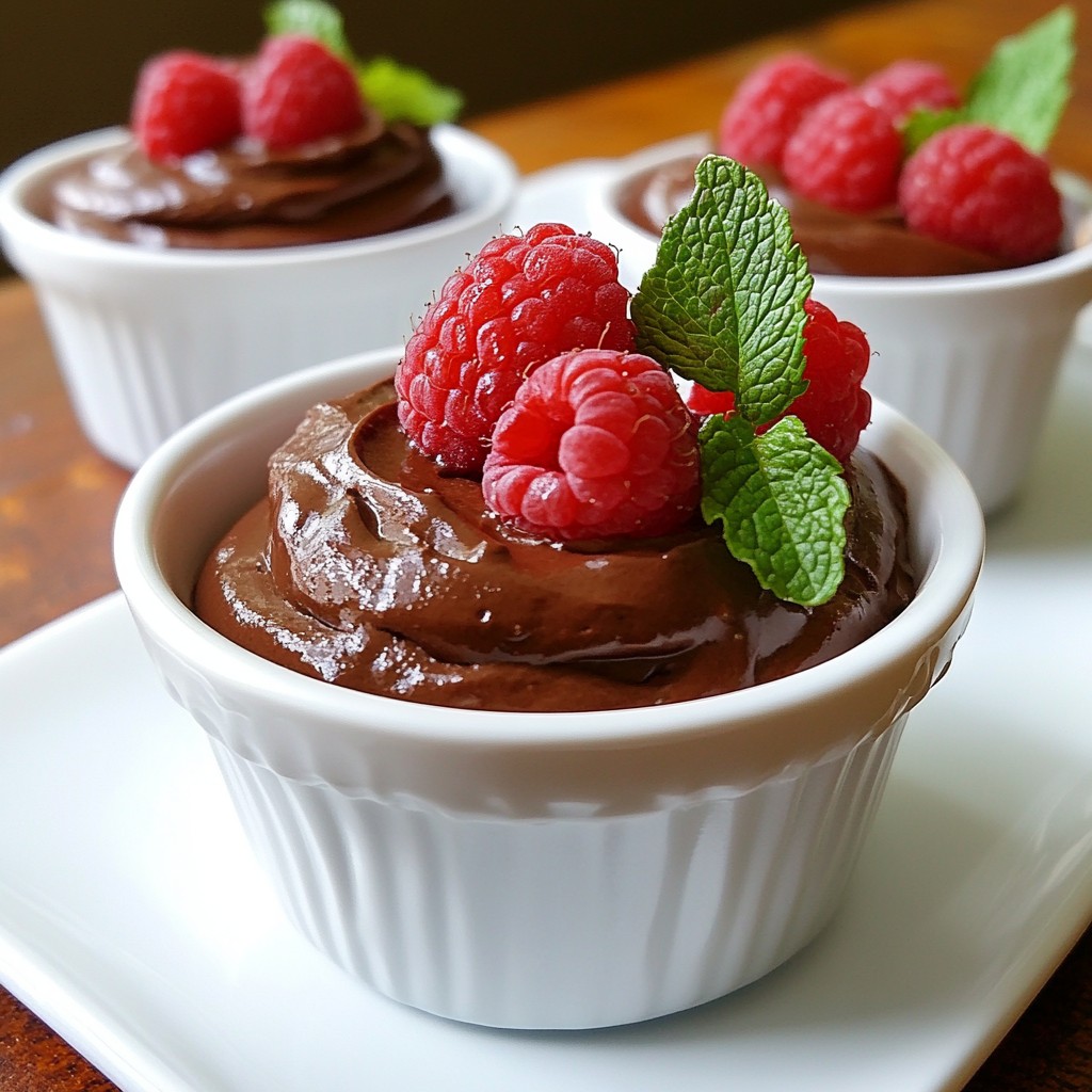 Decadent Double Chocolate Avocado Mousse Recipe