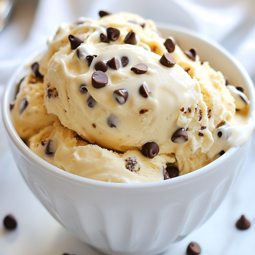 Chocolate Chip Cookie Dough Ice Cream Delight Recipe