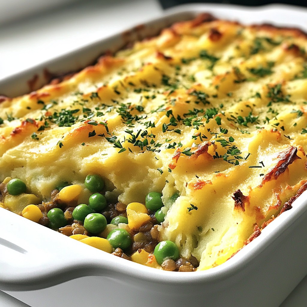 Vegan Lentil Shepherds Pie Simple and Wholesome Dish