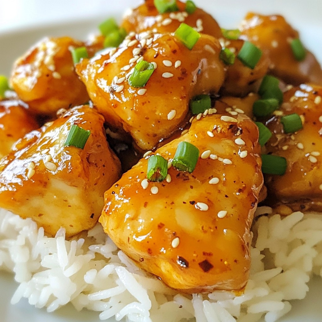 Honey Garlic Sesame Chicken Flavorful and Easy Dinner