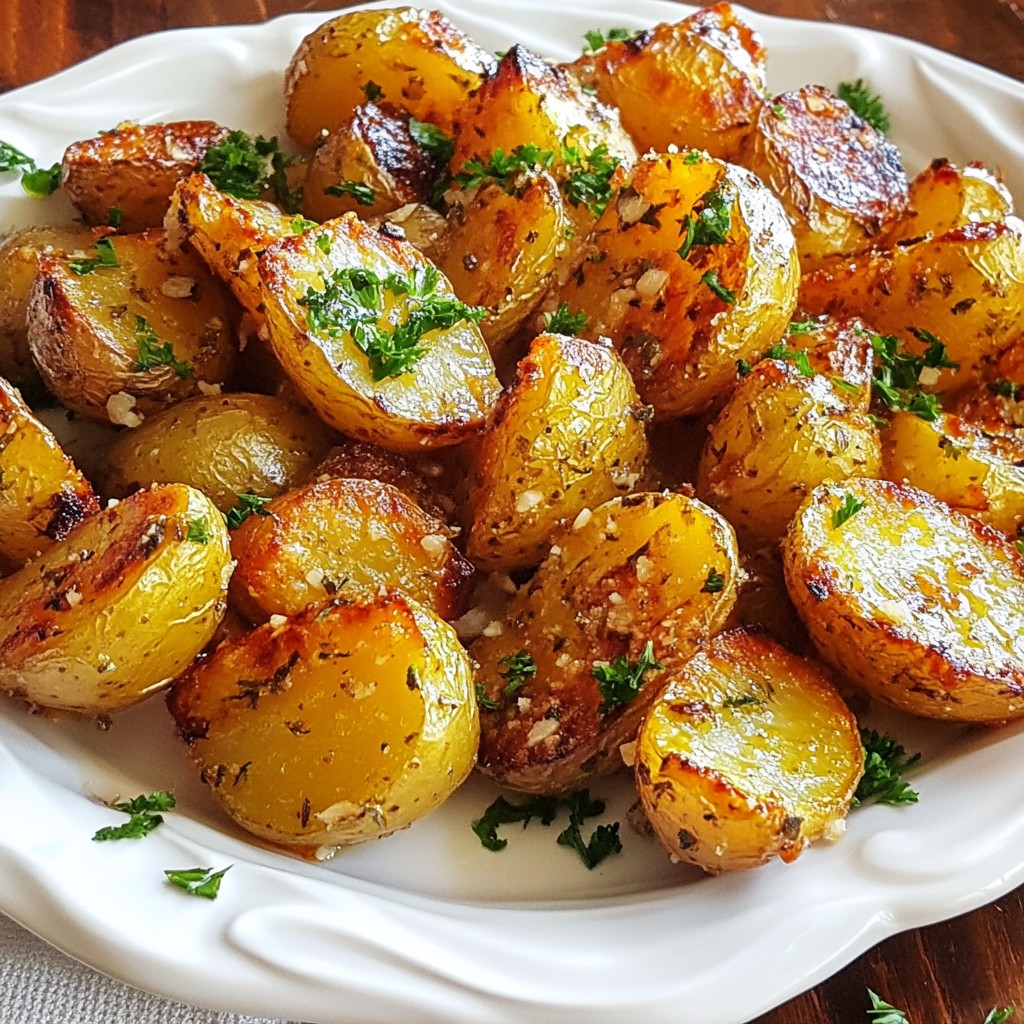 Garlic Herb Roasted Red Potatoes Flavorful Side Dish