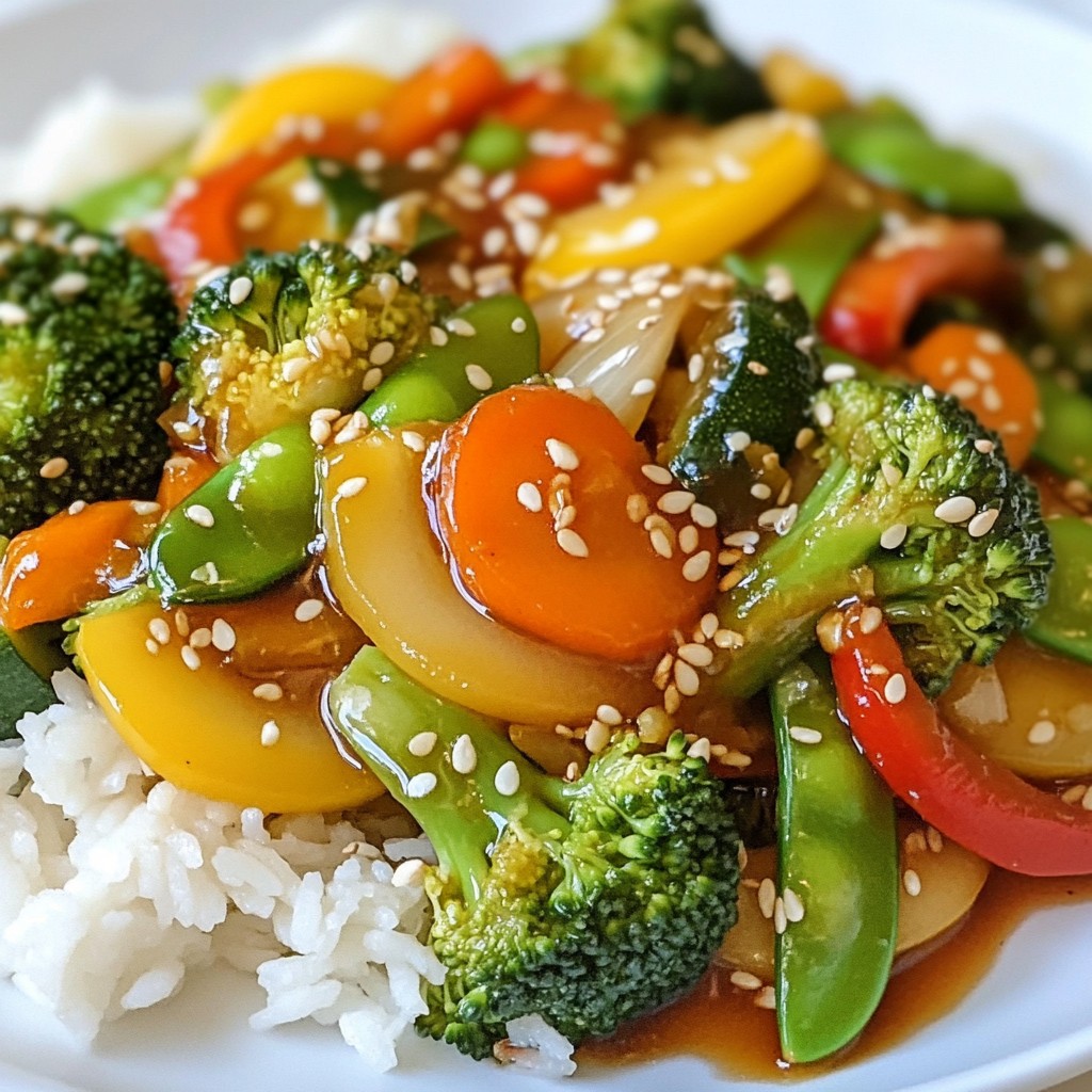 Teriyaki Veggie Stir Fry Flavorful and Simple Dish