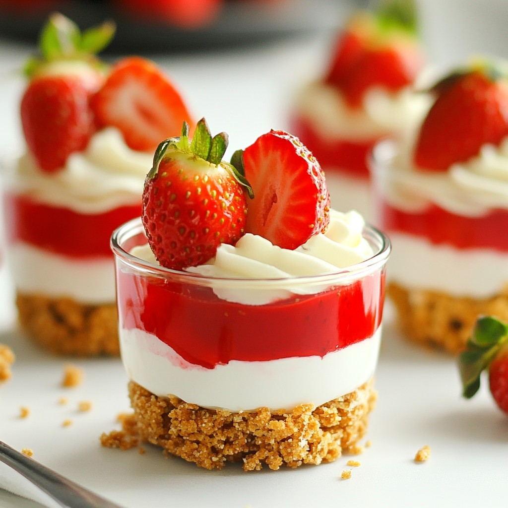Strawberry Pretzel Salad Cups Delightful and Easy Treat