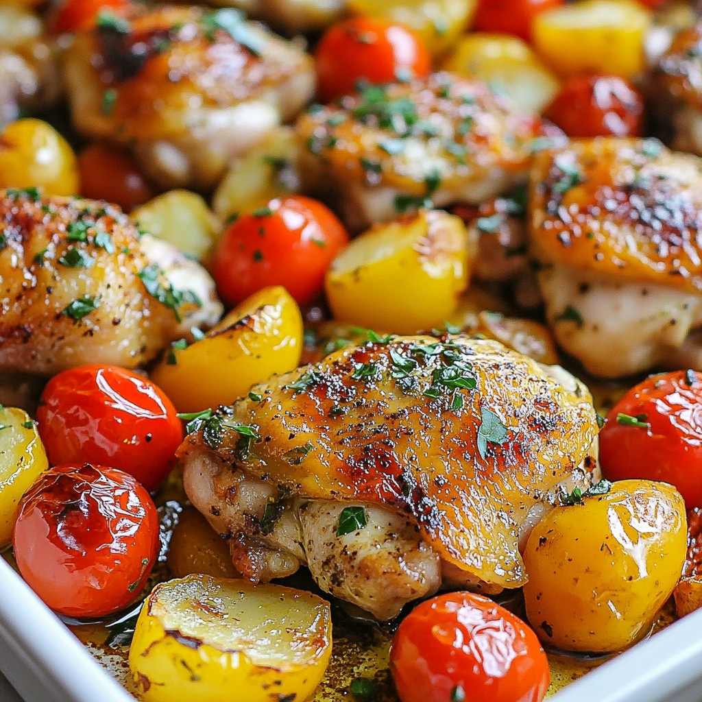 Greek Chicken Sheet Pan Dinner Simple and Flavorful Meal
