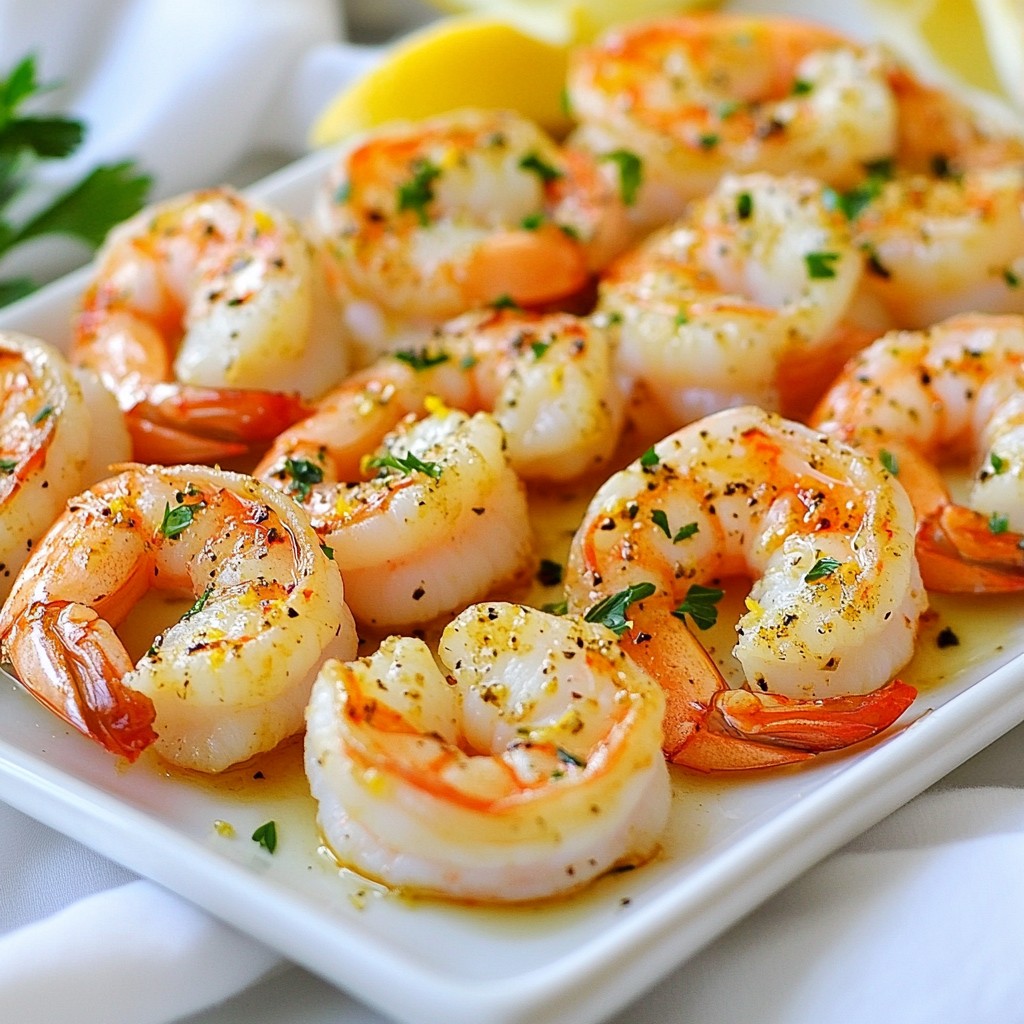 Lemon Garlic Roasted Shrimp Flavorful and Simple Dish