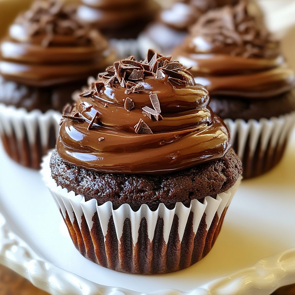 Chocolate Ganache Cupcakes Delightful and Easy Recipe