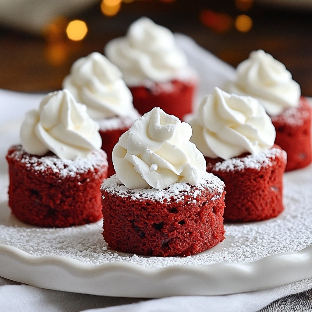 Red Velvet Brownie Bites Irresistible Bite-Sized Treats
