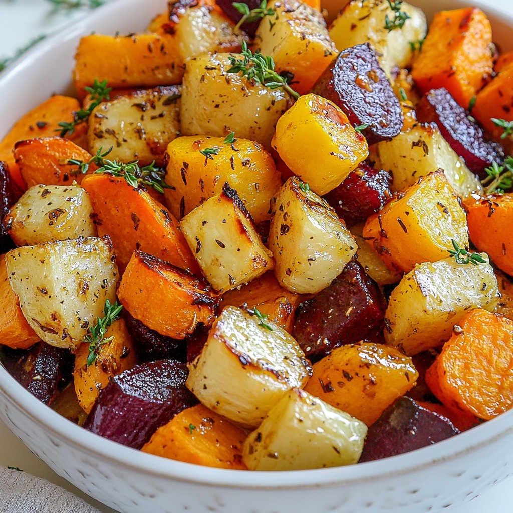 Maple Dijon Roasted Root Vegetables Flavorful Delight