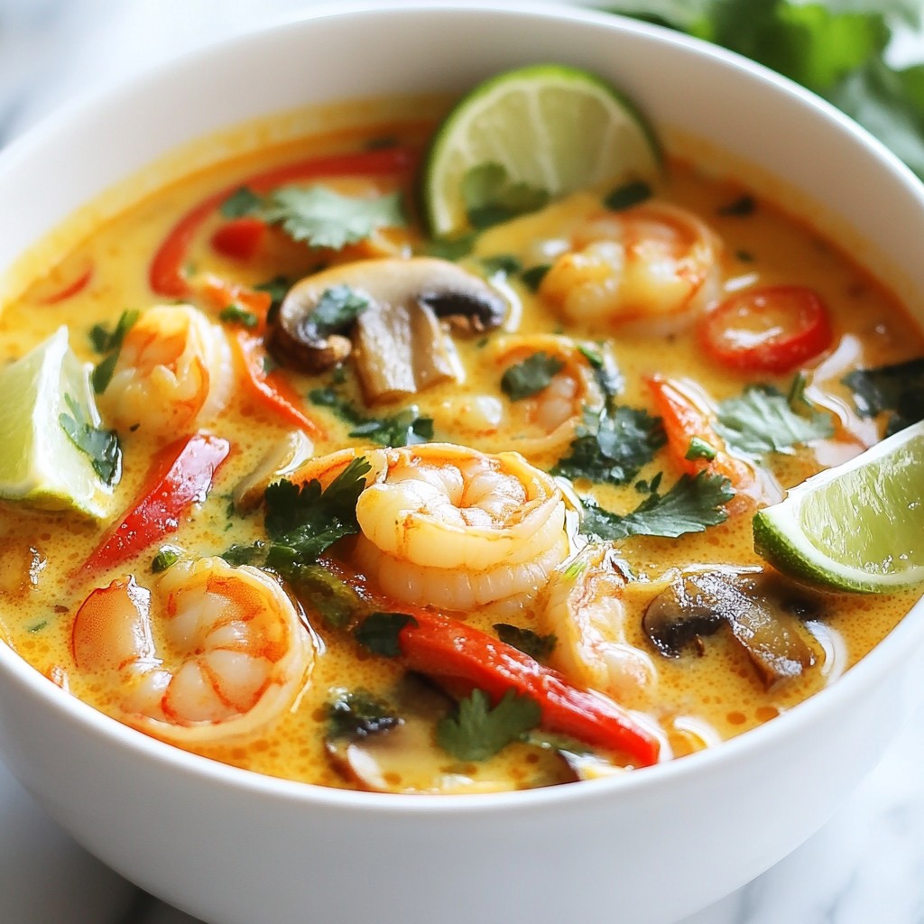Spicy Thai Shrimp Soup Flavorful and Easy Recipe