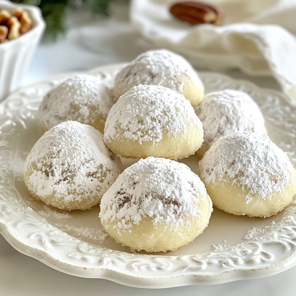 Cinnamon Sugar Snowball Cookies Simple and Delicious